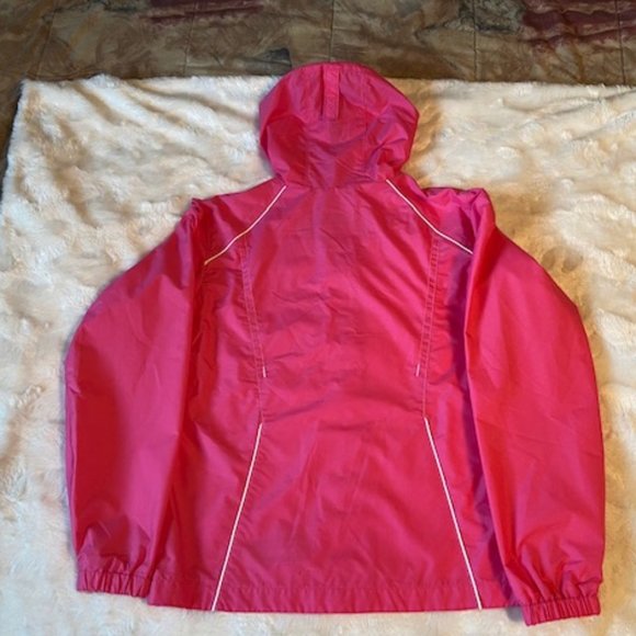 - Columbia Pink Windbreaker Jacket Girls Size 14/16 - Picture 5 of 13